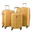 چمدان سه عددی طلایی کادنزا مدل لوتوس