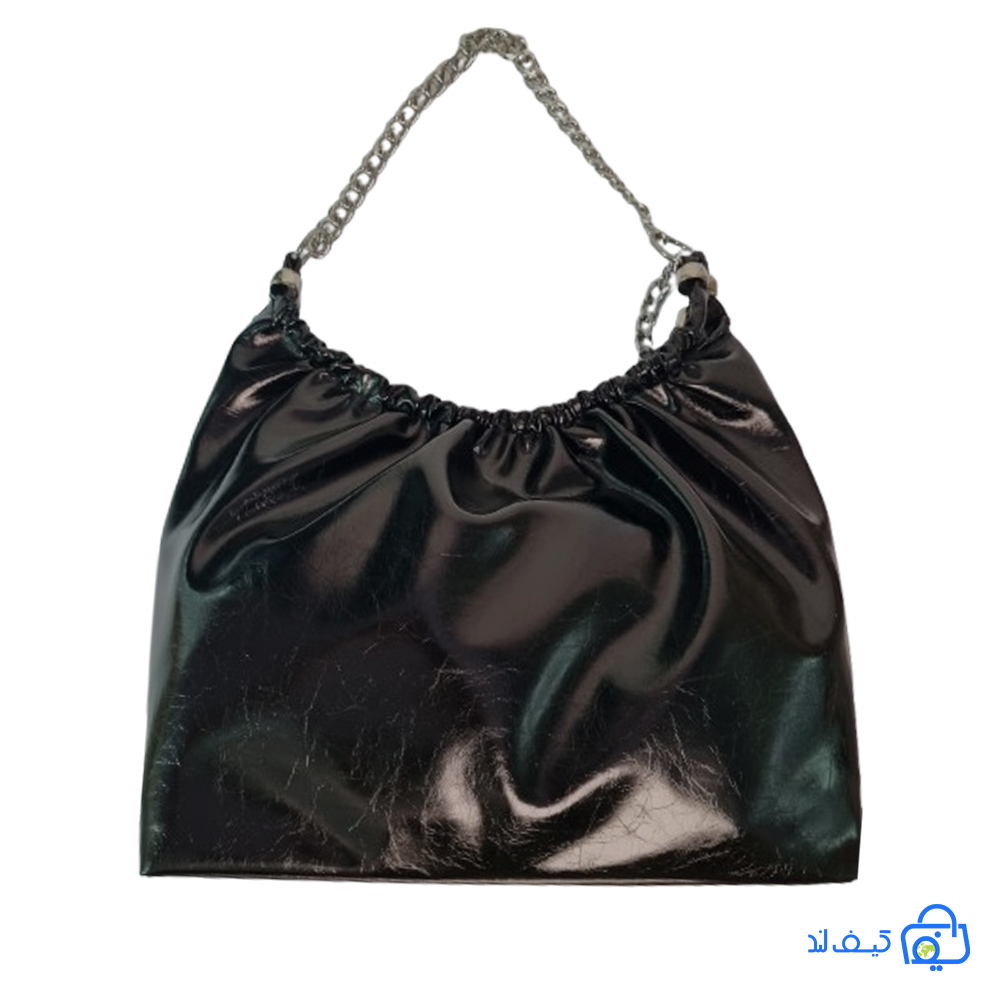تصویر  کیف زنانه زنانه بالا چروک آویزدار LV مدل 8523